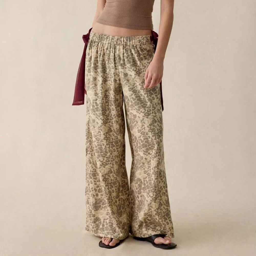 Urban Outfitters Out From Under Eat Your Heart Out Side-Tie Bow PJ Pant L 290986
